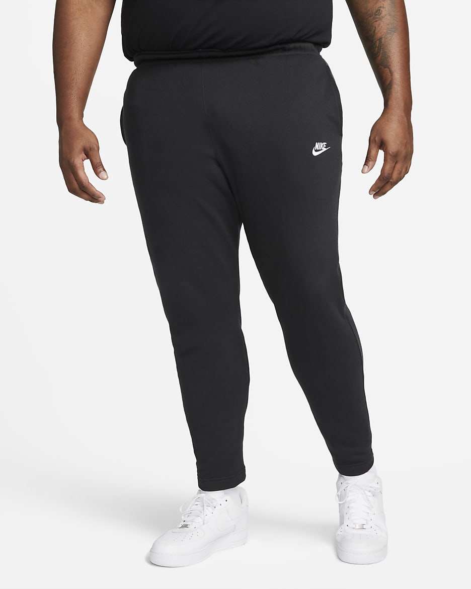 Nike open hem tracksuit bottoms best sale